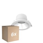 Mehrfachpackung 6x Noxion LED Downlight Apollo V2.0 6-12W 720-1500lm 60D - 830/840 CCT | 145mm - Ausschnitt 120mm