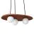 Ledvance Decor Pendelleuchte Nest Braun | Geeignet für 3x G9