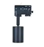 Noxion Schienenstrahler 3-Phasen Aluminium Schwarz | Geeignet für 1x GU10