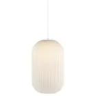 Nordlux Milford 20 Pendelleuchte Glas Weiß | Geeignet für 1x E27