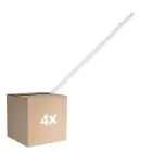 Mehrfachpackung 4x Ledvance LED Feuchtraumleuchte Feuchtigkeitsdicht Eco Slim 36W 4320lm - 840 Kaltweiß | 120cm