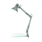 Eglo Lampe De Chevet Firmo Acier Argent | IP20 - Convient pour 1x E27 