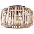 Brilliant Boisrow Plafonnier Métal Bambou Brun | 320mm - Convient pour 1x E27