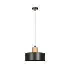 Emibig Suspension Luminaire Torin Acier Noir | Convient pour 1x E27 - Max 15W
